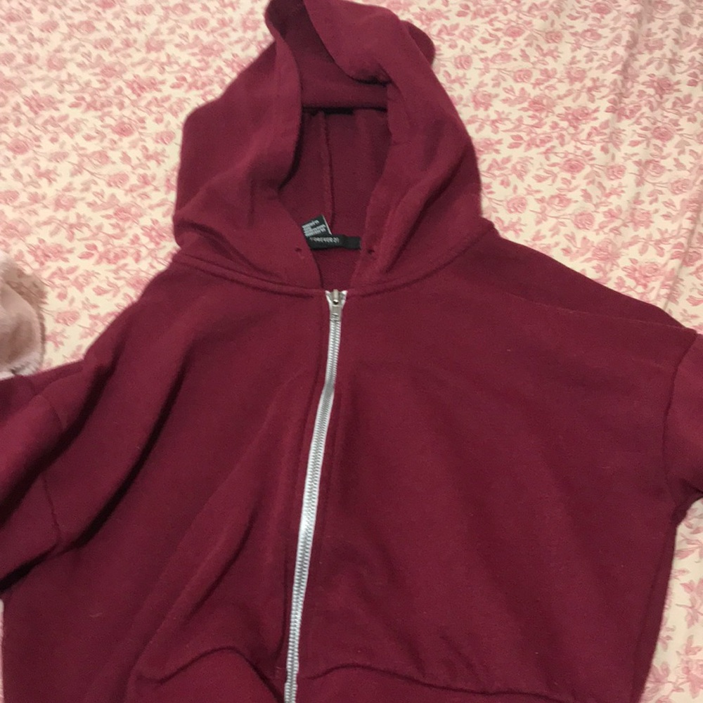 Forever 21 cropped hoodie